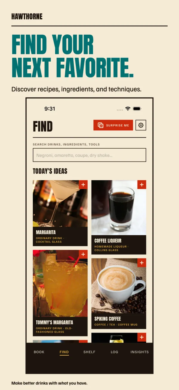 Find your next favorite. Discover recipes, ingredients and techniques.